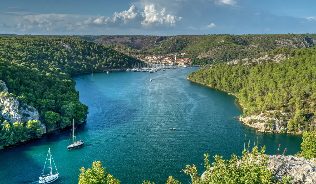 Skradin, bay