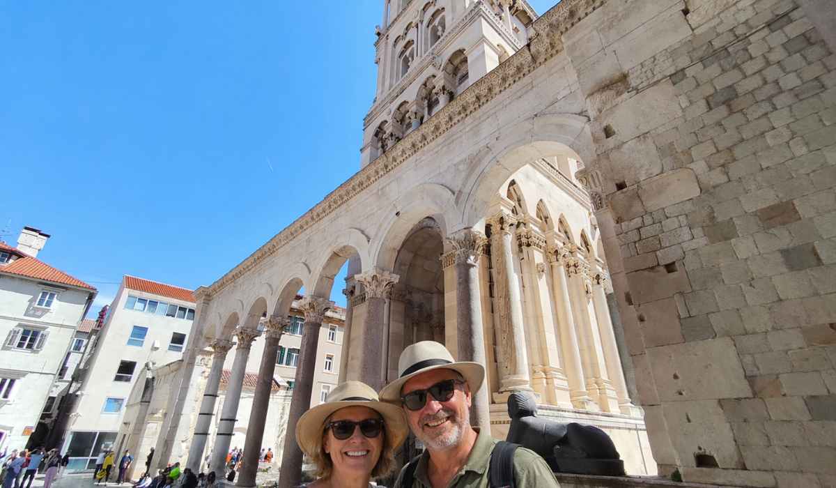 Split st Duje church and sightseeing tour from Baska Voda by minivan.